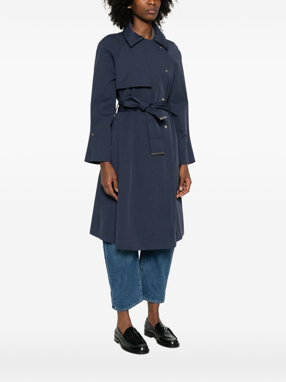 Emporio Armani Blue Coat Glam Steals
