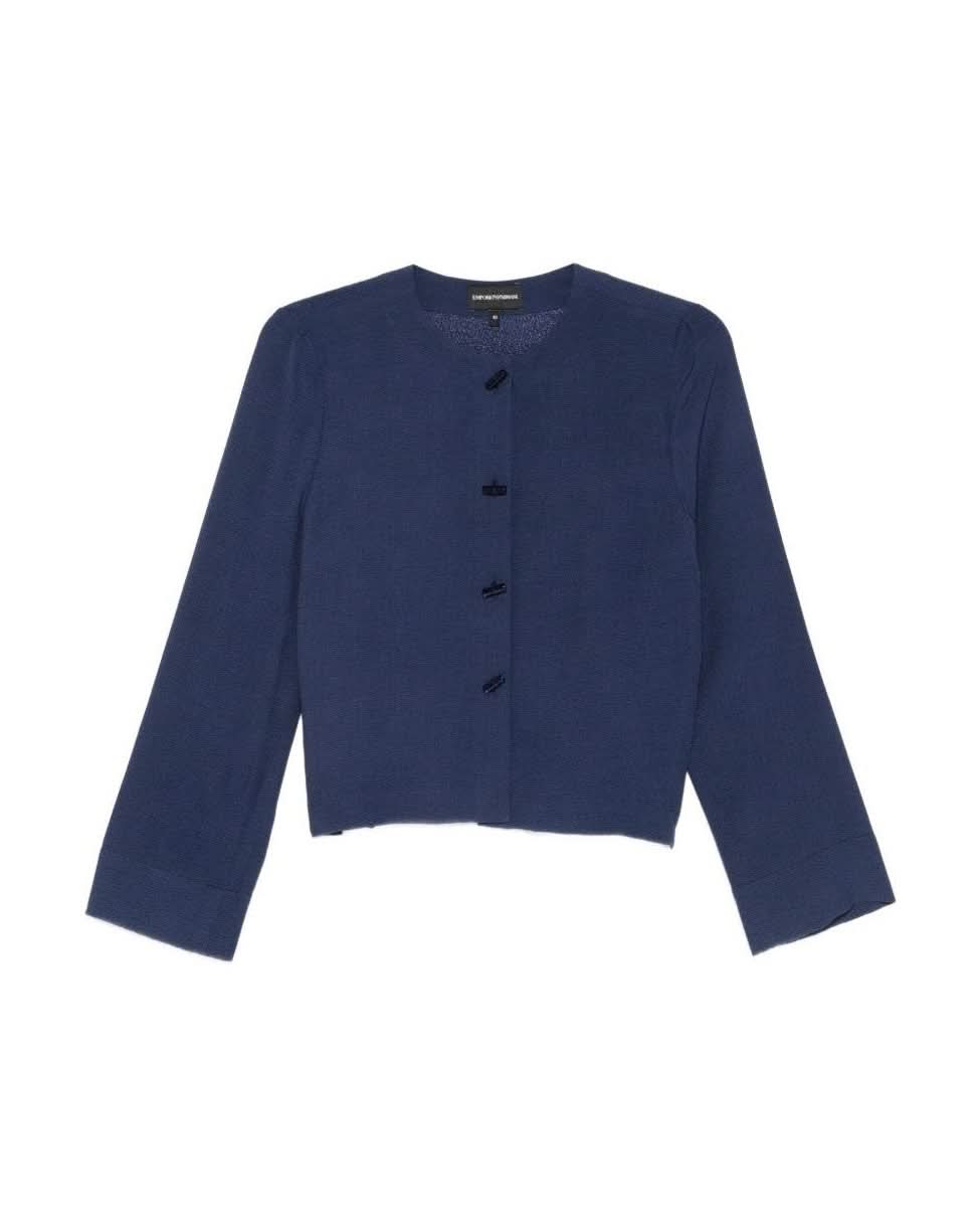 Emporio Armani Blue Shirt Glam Steals