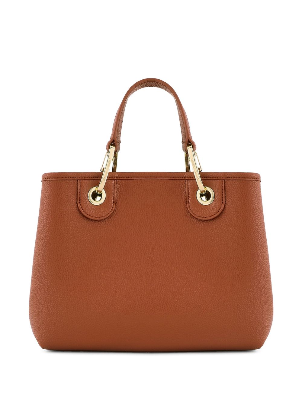 Emporio Armani Brown Leather Bag Glam Steals