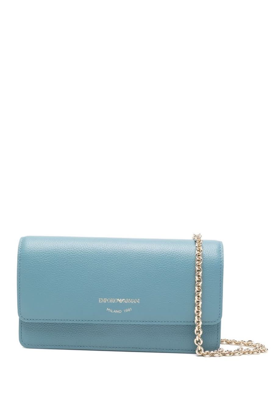 Emporio Armani Clear Blue Bag Clutches