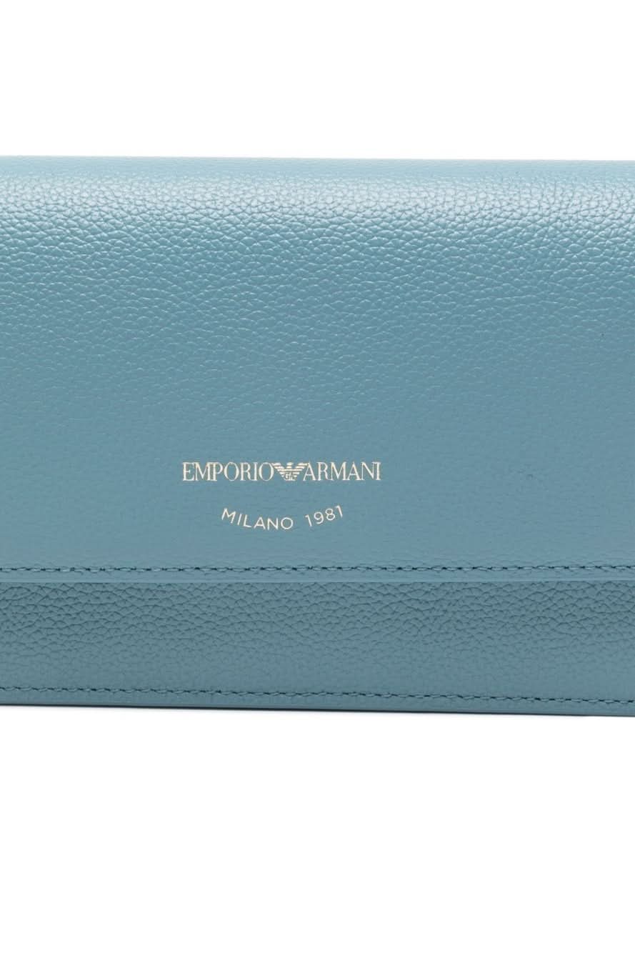 Emporio Armani Clear Blue Bag Clutches