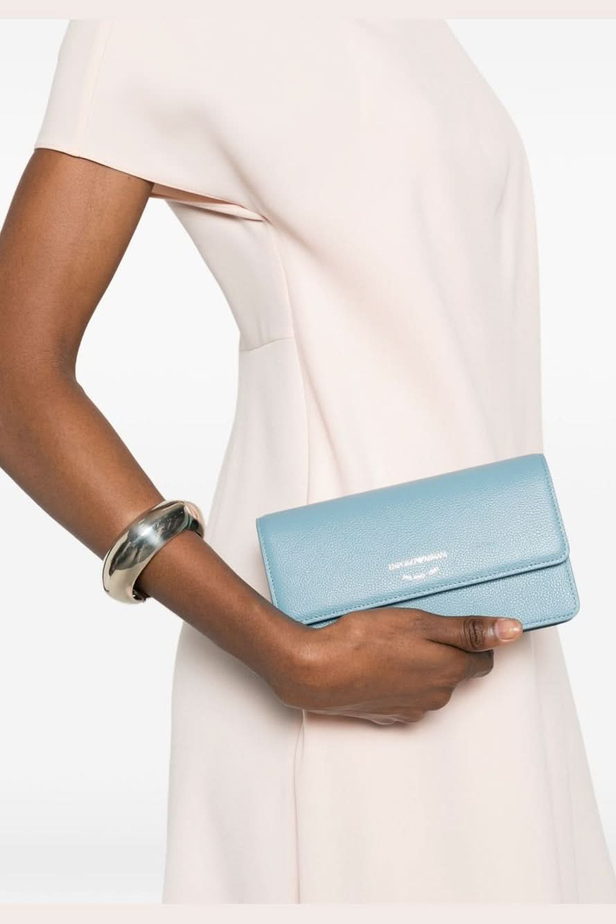 Emporio Armani Clear Blue Bag Clutches