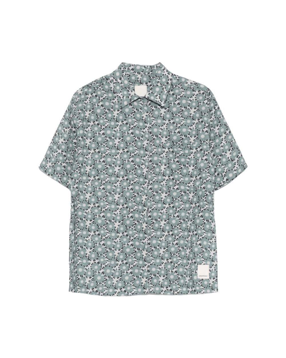 Emporio Armani Clear Blue Shirt Glam Steals