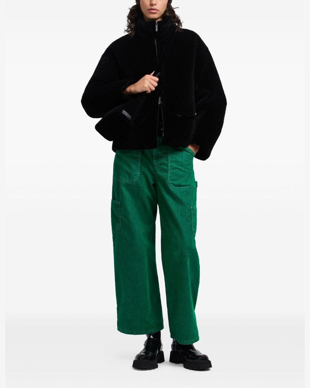 Emporio Armani Black Coat Coats & Jackets