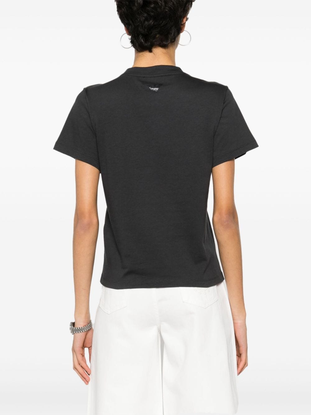 Emporio Armani Cotton Logo Print T-shirt Glam Steals