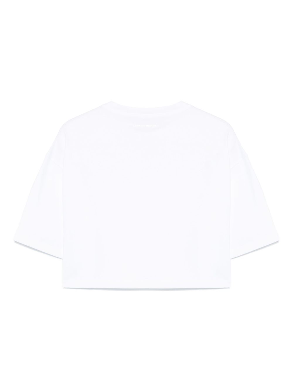 Emporio Armani Crewneck Crop Top Glam Steals