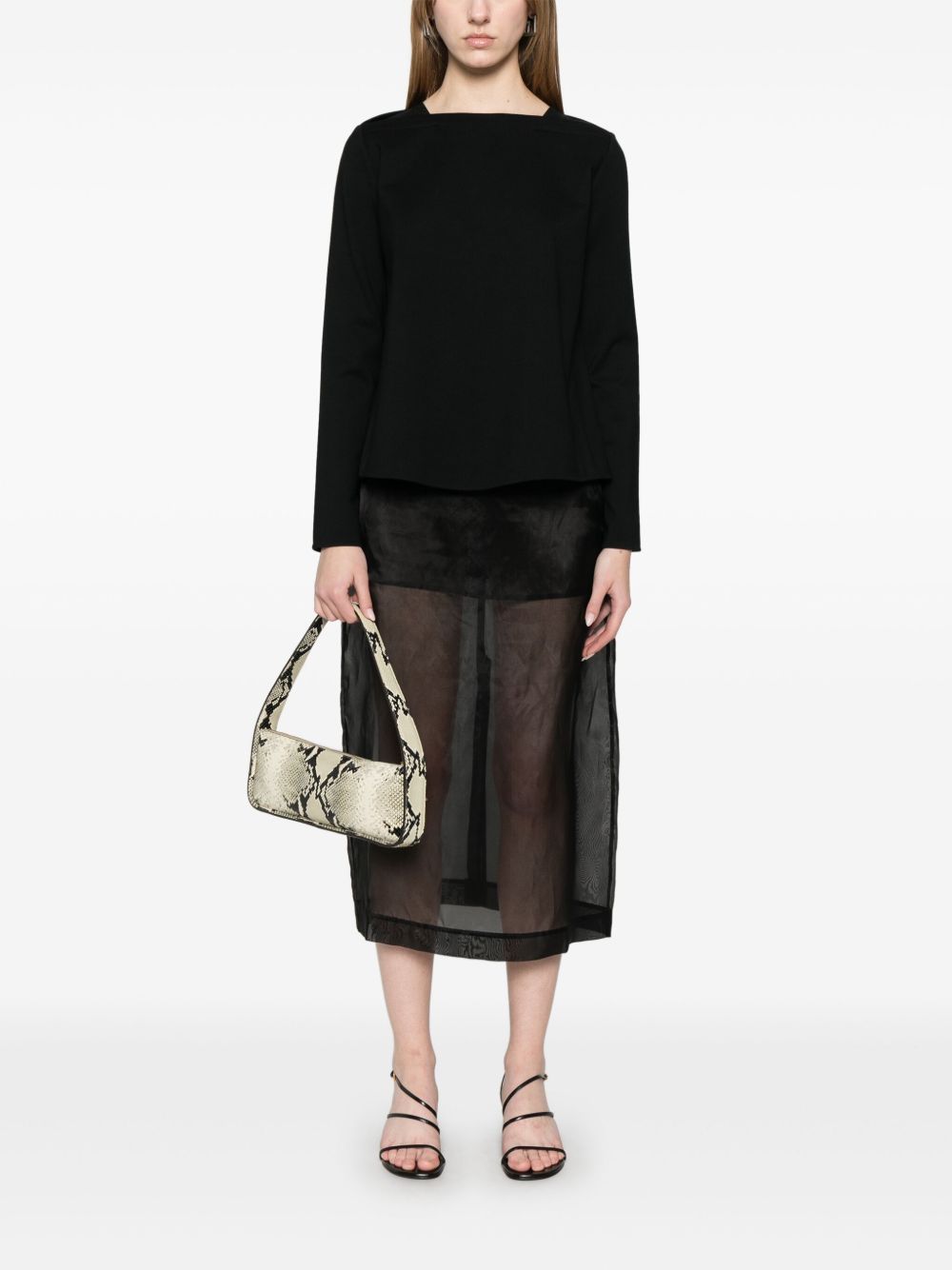Emporio Armani Crystal Embellished Sweat-shirt Glam Steals