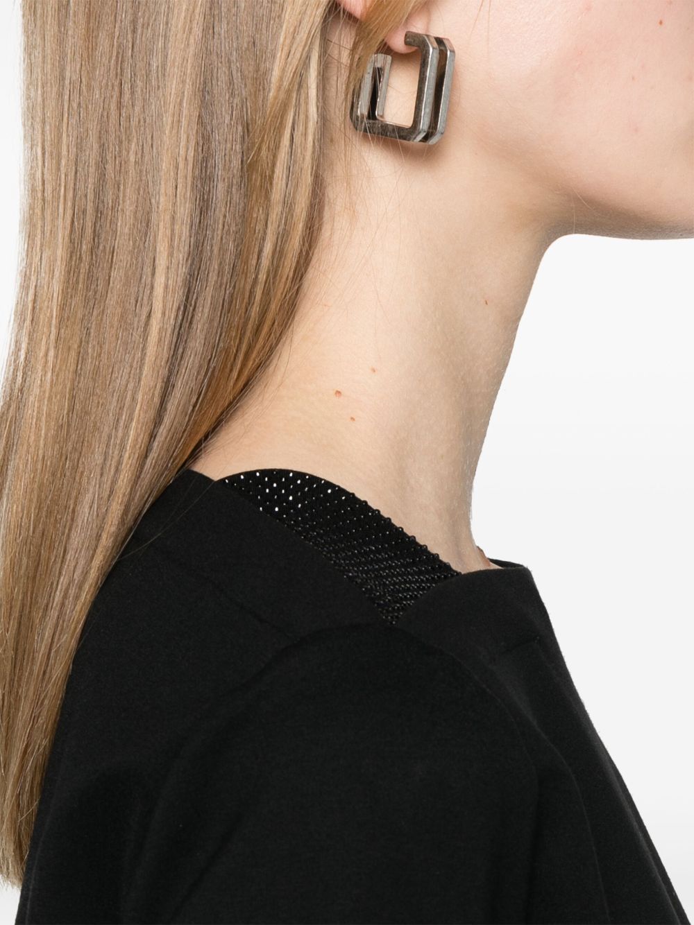 Emporio Armani Crystal Embellished Sweat-shirt Glam Steals