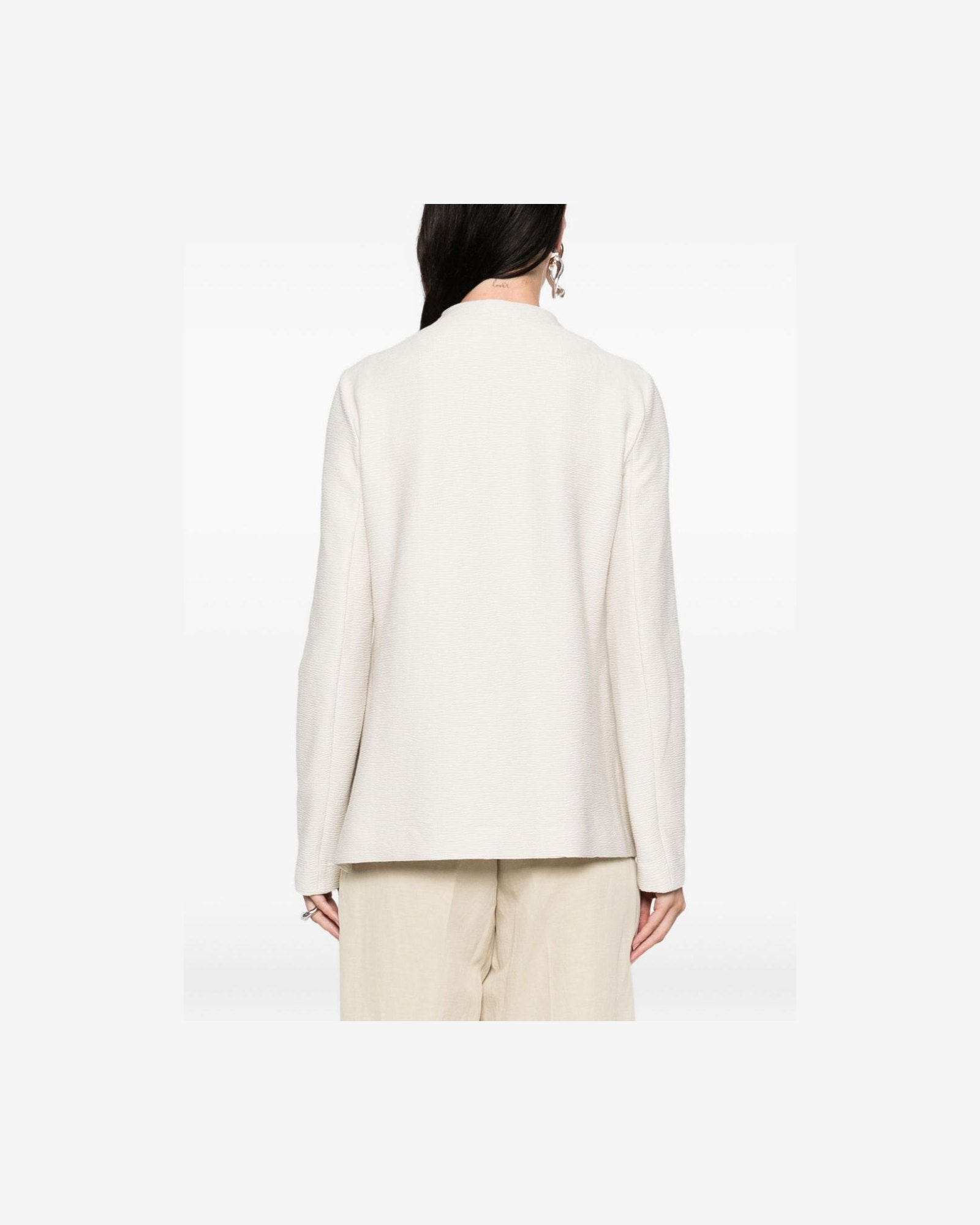 Emporio Armani Ivory Jacket Glam Steals
