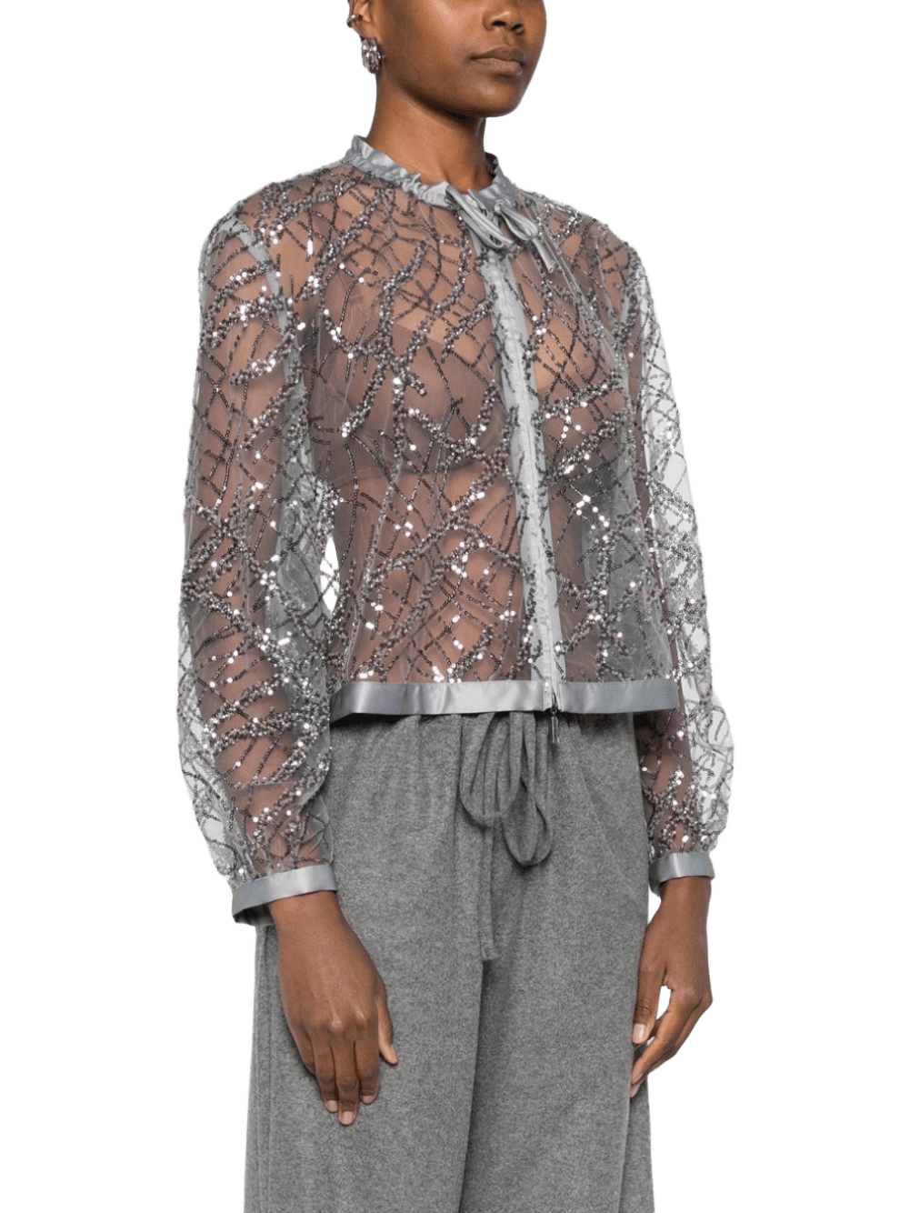 Emporio Armani Jackets Silver Glam Steals