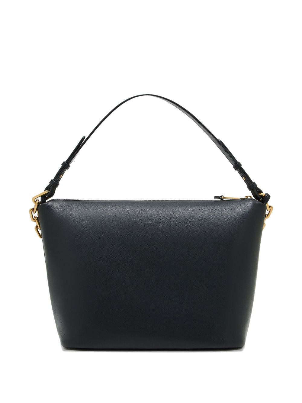 Emporio Armani Leather Medium Hobo Bag with Chain Glam Steals