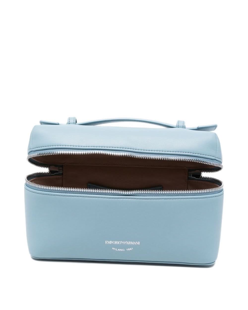 Emporio Armani Leather Vanity Case Shoulder
