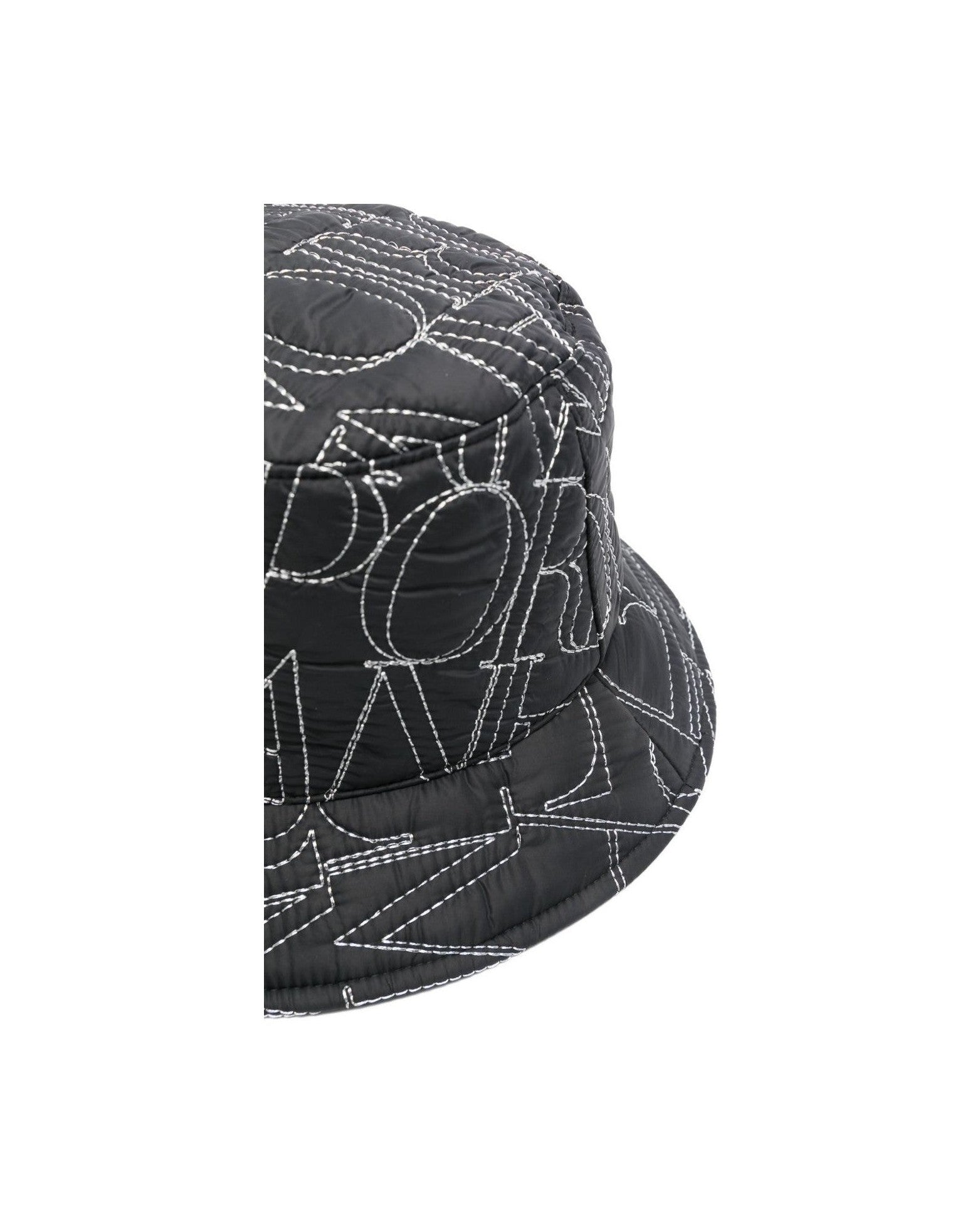 Emporio Armani Logo Embroidered Quilted Bucket Hat Glam Steals