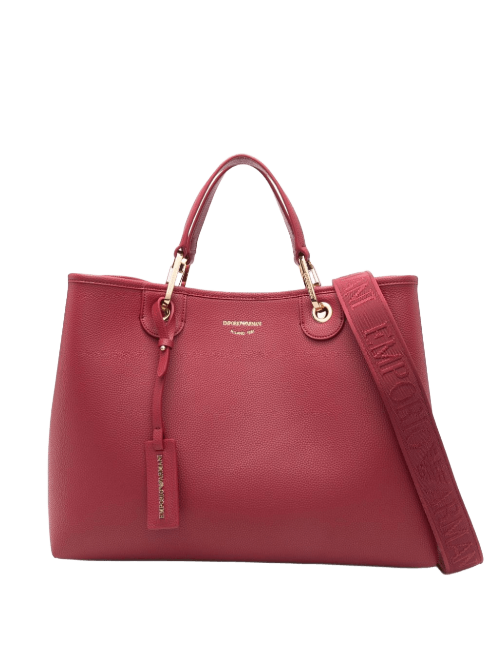 Emporio Armani Myea Medium Shopper with Deer Print Glam Steals