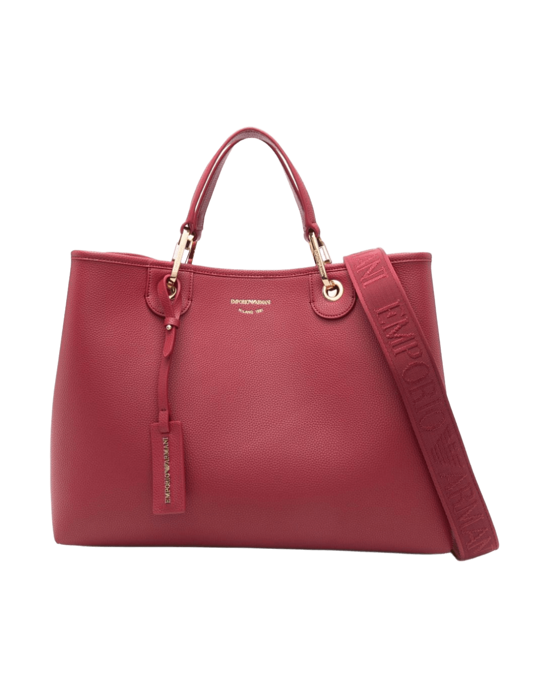 Emporio Armani Myea Medium Shopper with Deer Print Glam Steals