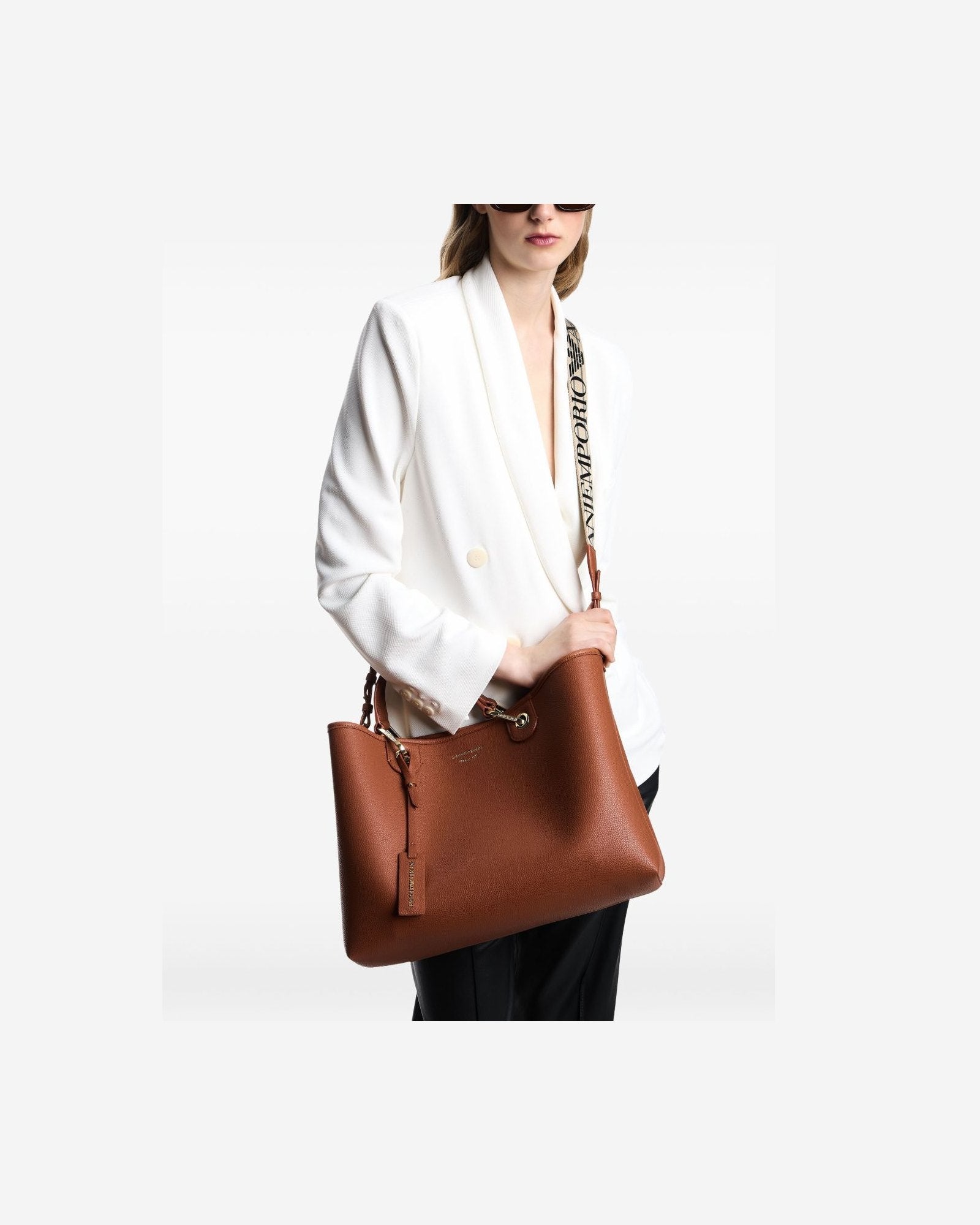 Emporio Armani Myea Medium Shopping Bag Glam Steals