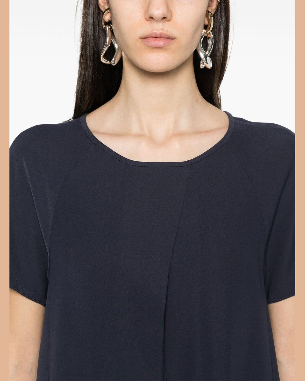 Emporio Armani Short Crew Neck Dress Glam Steals