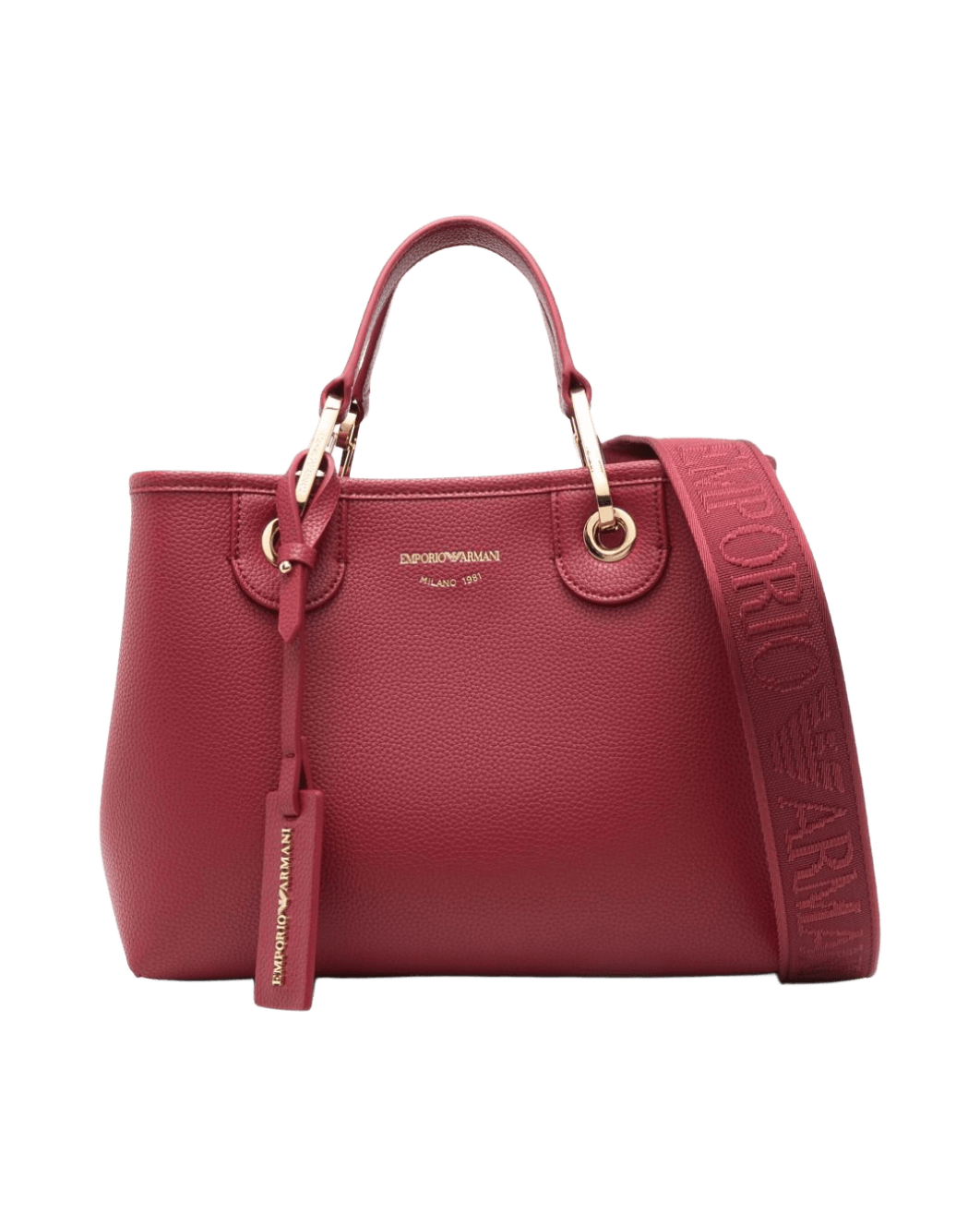 Emporio Armani Small Myea Shopper Bag with Deer Print Glam Steals