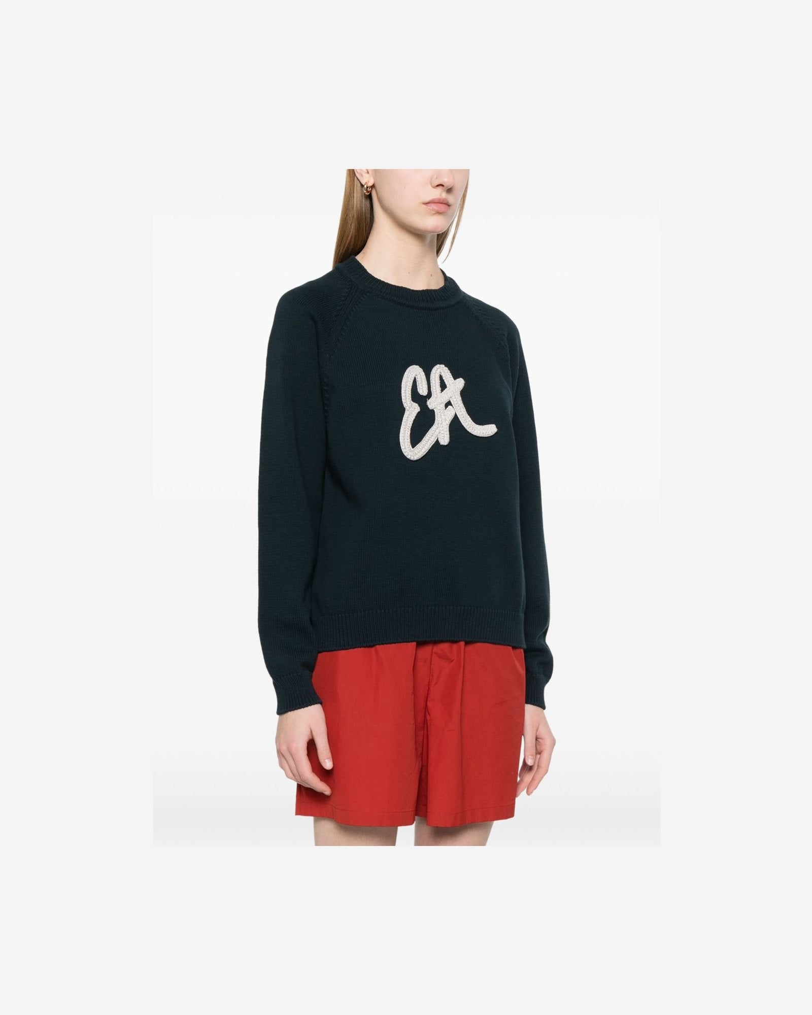 Emporio Armani Sweater with Maxi Ea Icon Logo Glam Steals