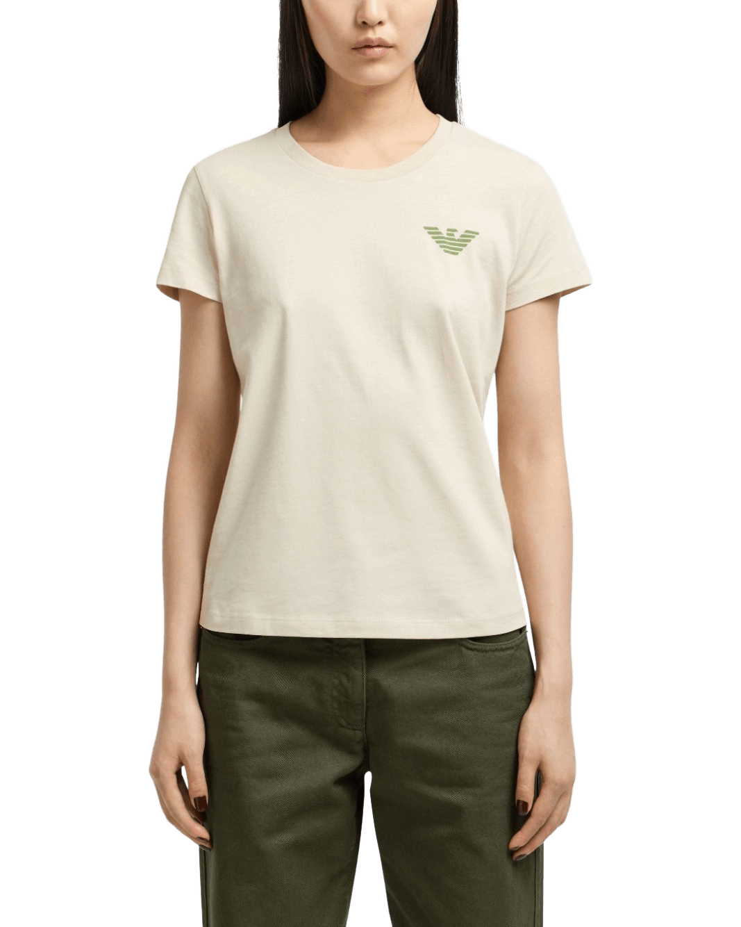 Emporio Armani T-shirts and Polos Beige Glam Steals