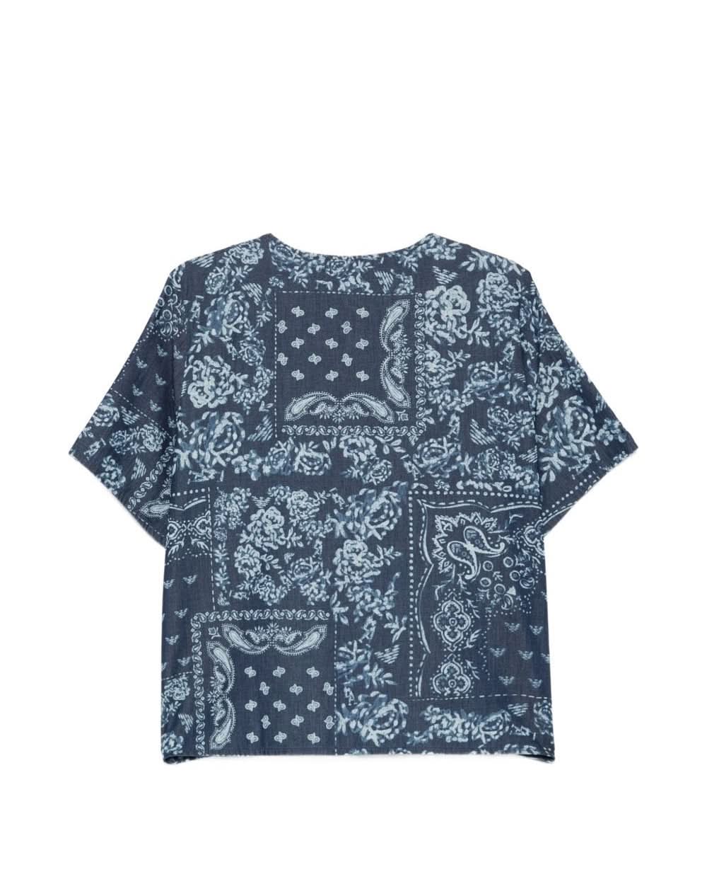 Emporio Armani Printed Top Glam Steals