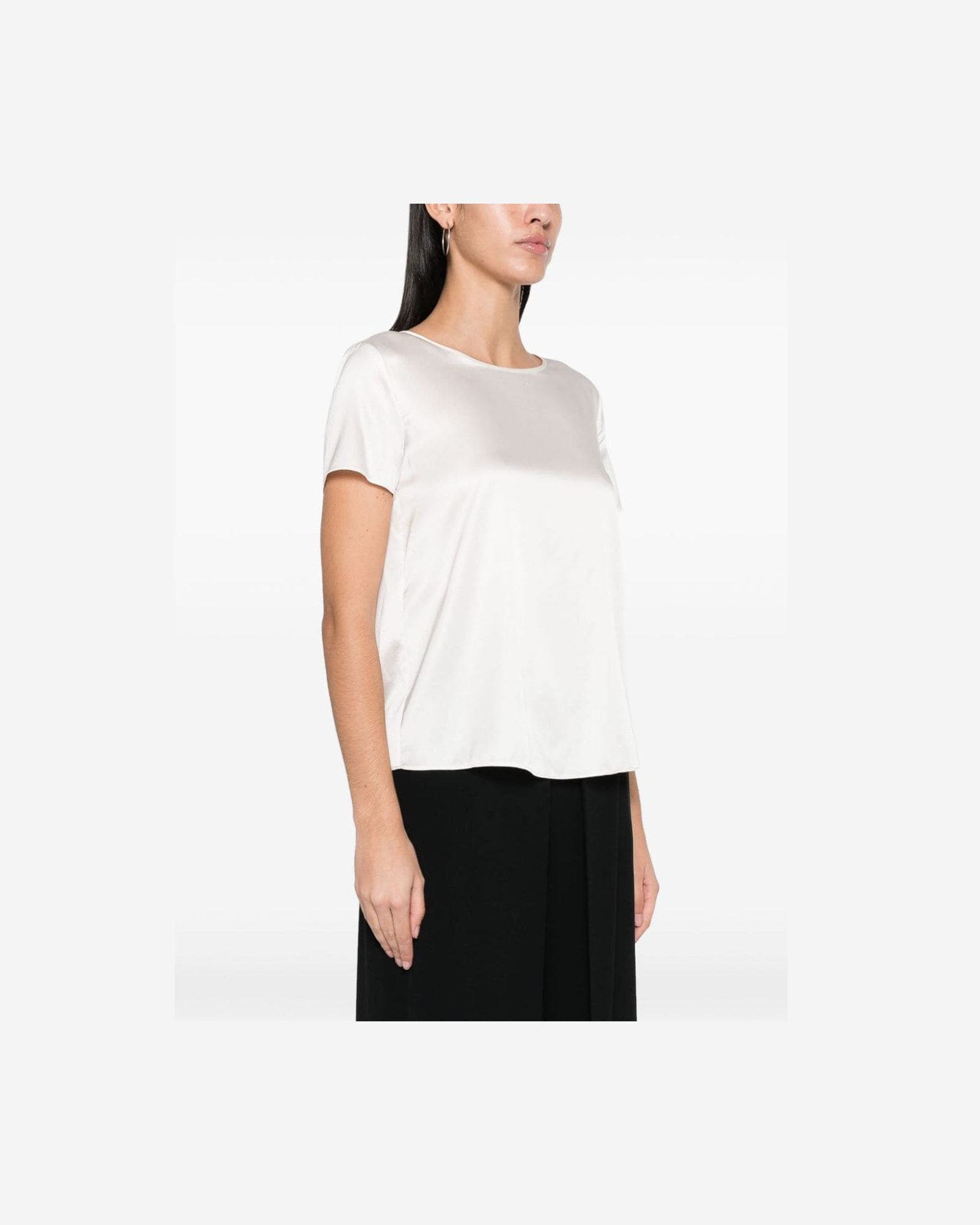 Emporio Armani White Top Glam Steals