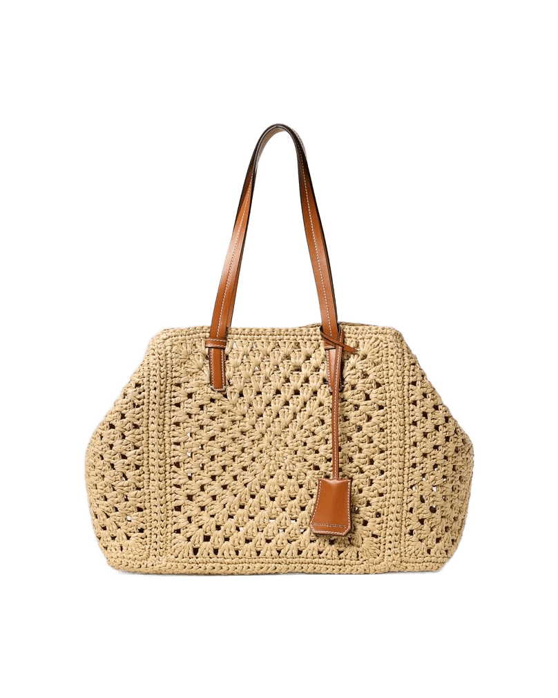 Ermanno Scervino Beige Leather Handbag Handbags
