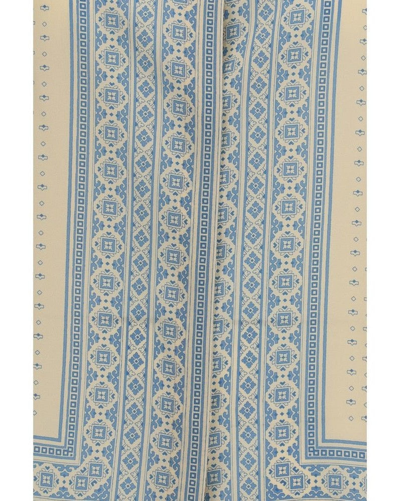 Ermanno Scervino Beige Silk Pattern Shirt Glam Steals