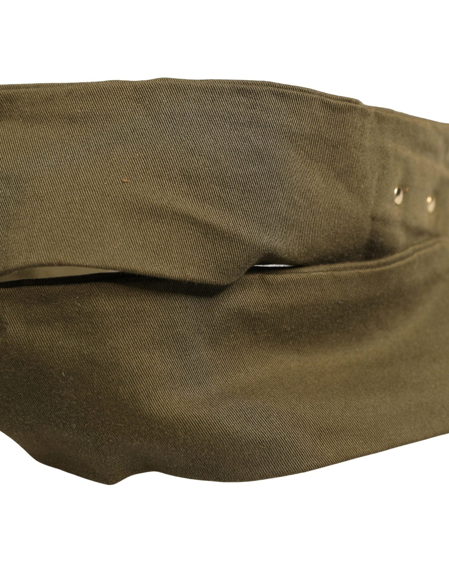 Ermanno Scervino Green Cotton Army Round Buckle Waist Belt Glam Steals