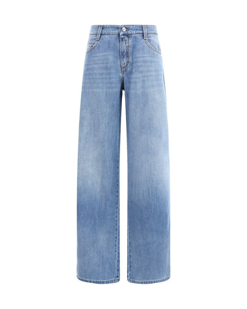 Ermanno Scervino Wide Leg Jeans Glam Steals