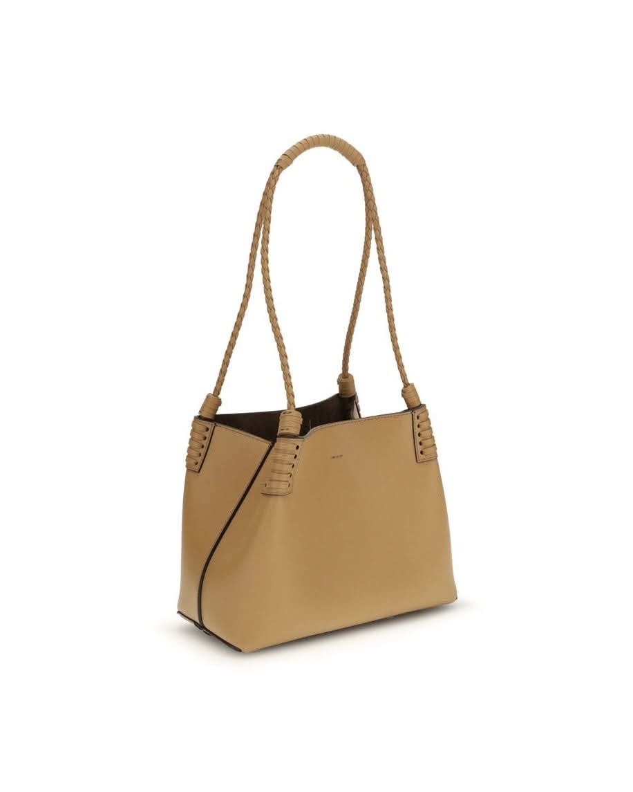 Etro Beige Calf Leather Bos Taurus Shoulder Bag Shoulder Bags