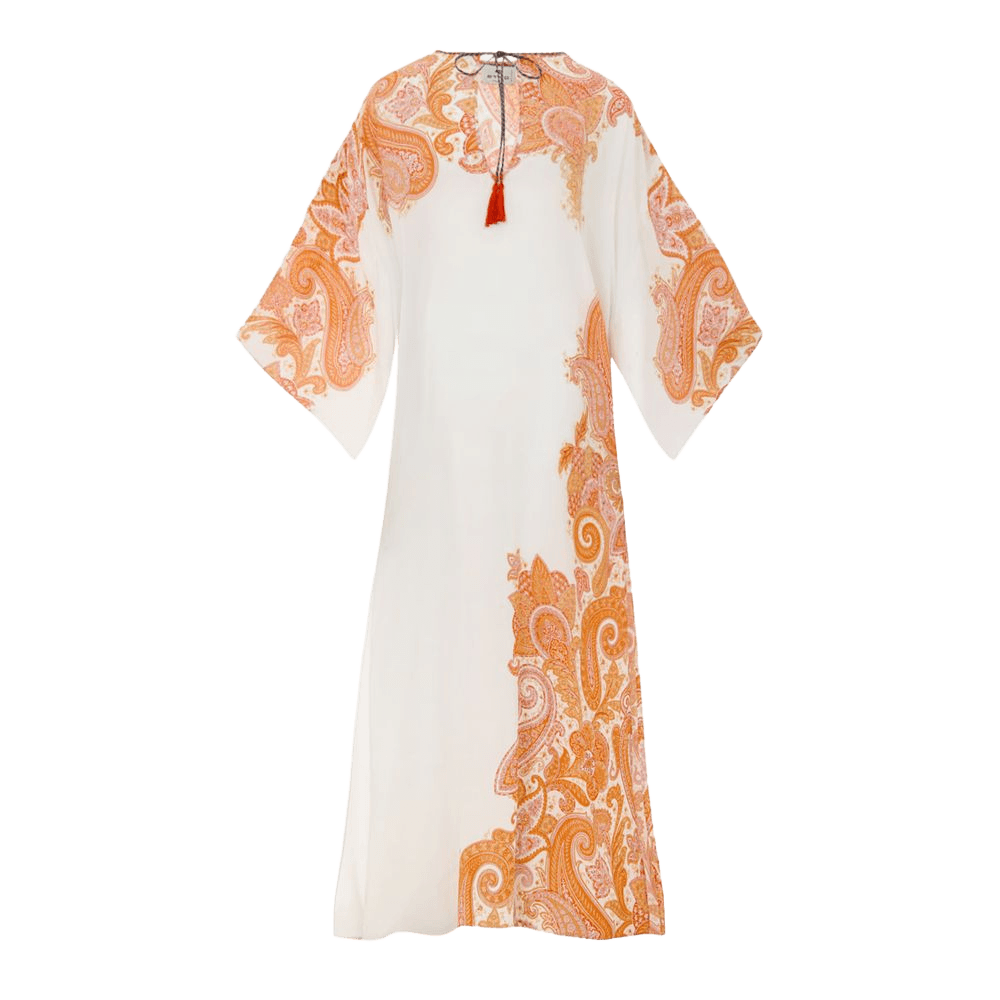 Etro Bicolor Viscose Casual Dress Glam Steals