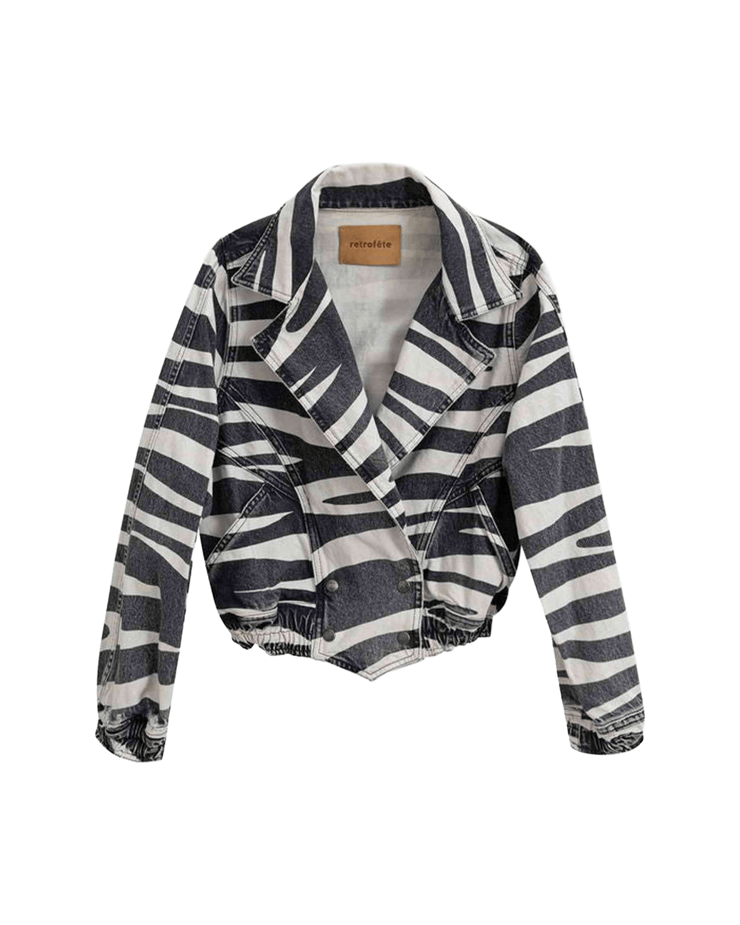Etro Black Cotton Retrofête Blazer Coats & Jackets