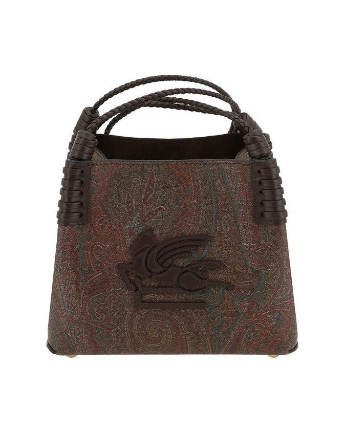 Etro Brown Fabric Handbag Glam Steals