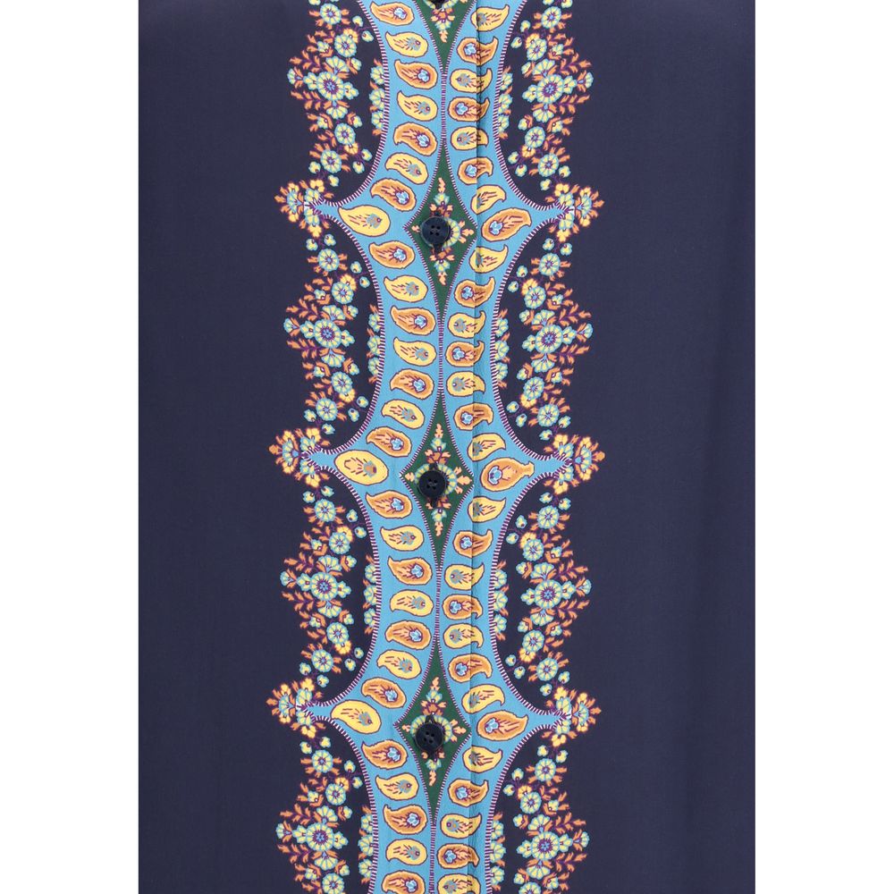 Etro Silk Shirt Paisley Print Glam Steals
