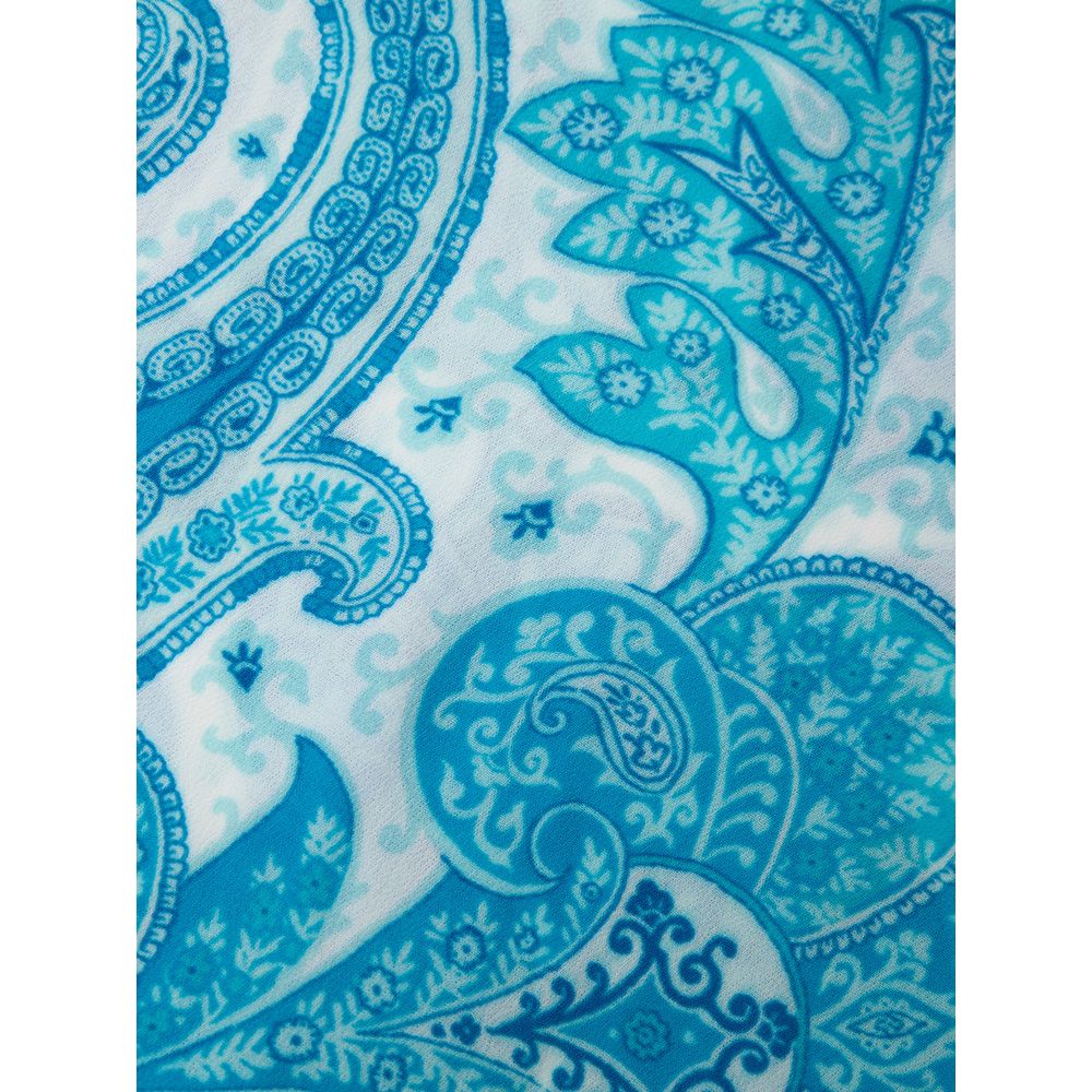 Etro White Viscose Casual Dress Glam Steals