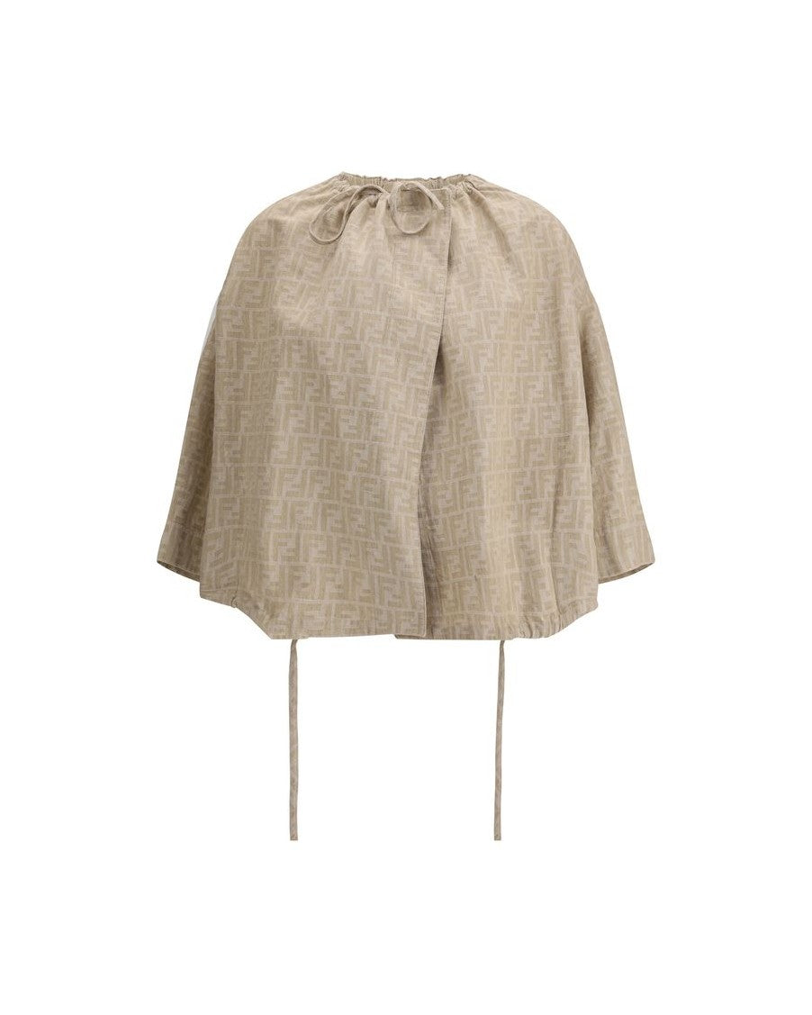 Fendi Beige Cotton Cloacks Glam Steals