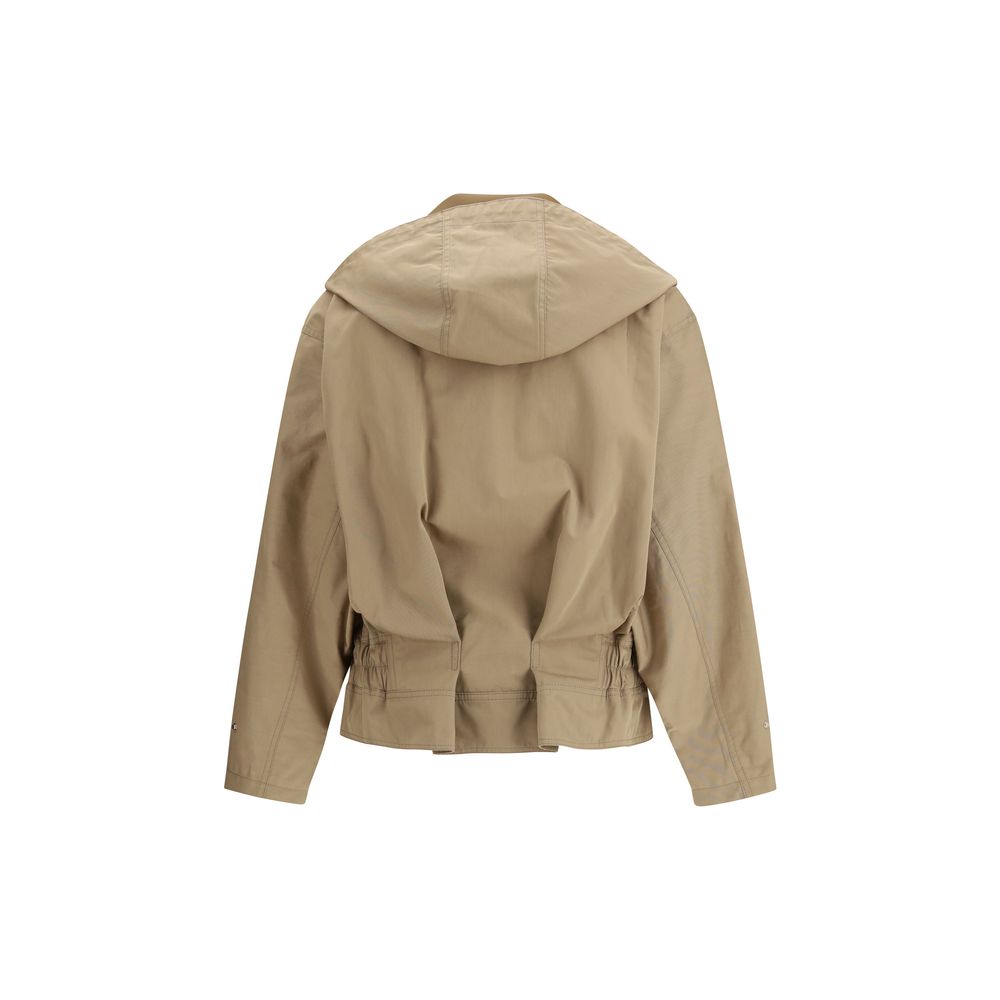 Fendi Beige Cotton Full Length Jacket Glam Steals