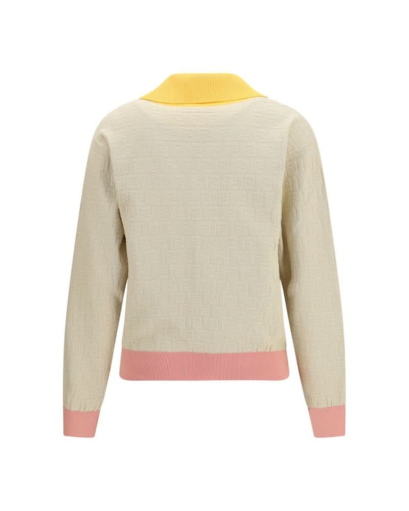 Fendi Beige Cotton Sweatshirt Glam Steals