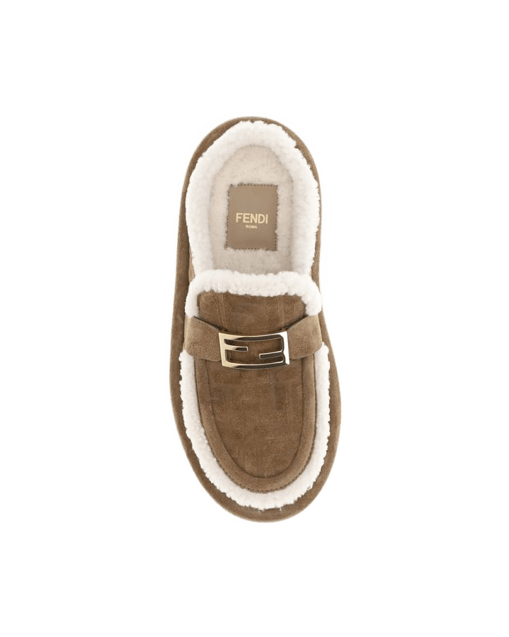 Fendi Beige Leather Mules Glam Steals