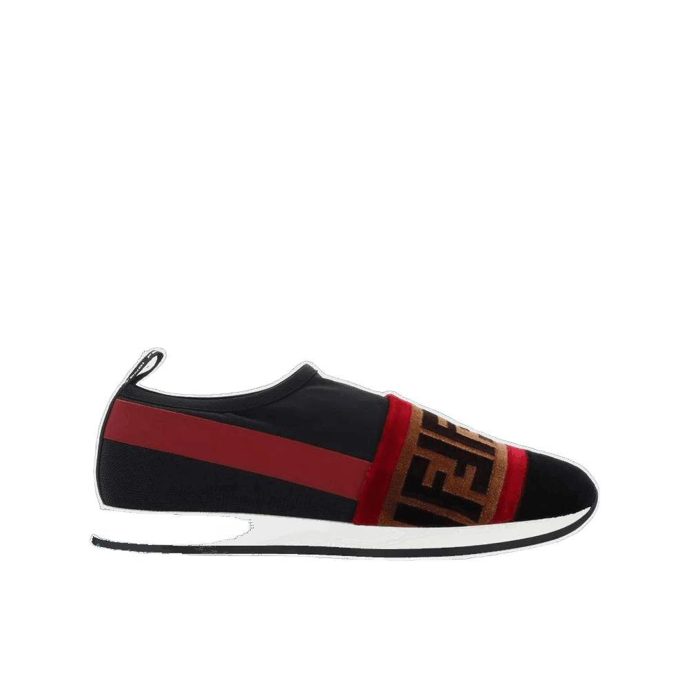 Fendi Black Fabric Sneakers Glam Steals