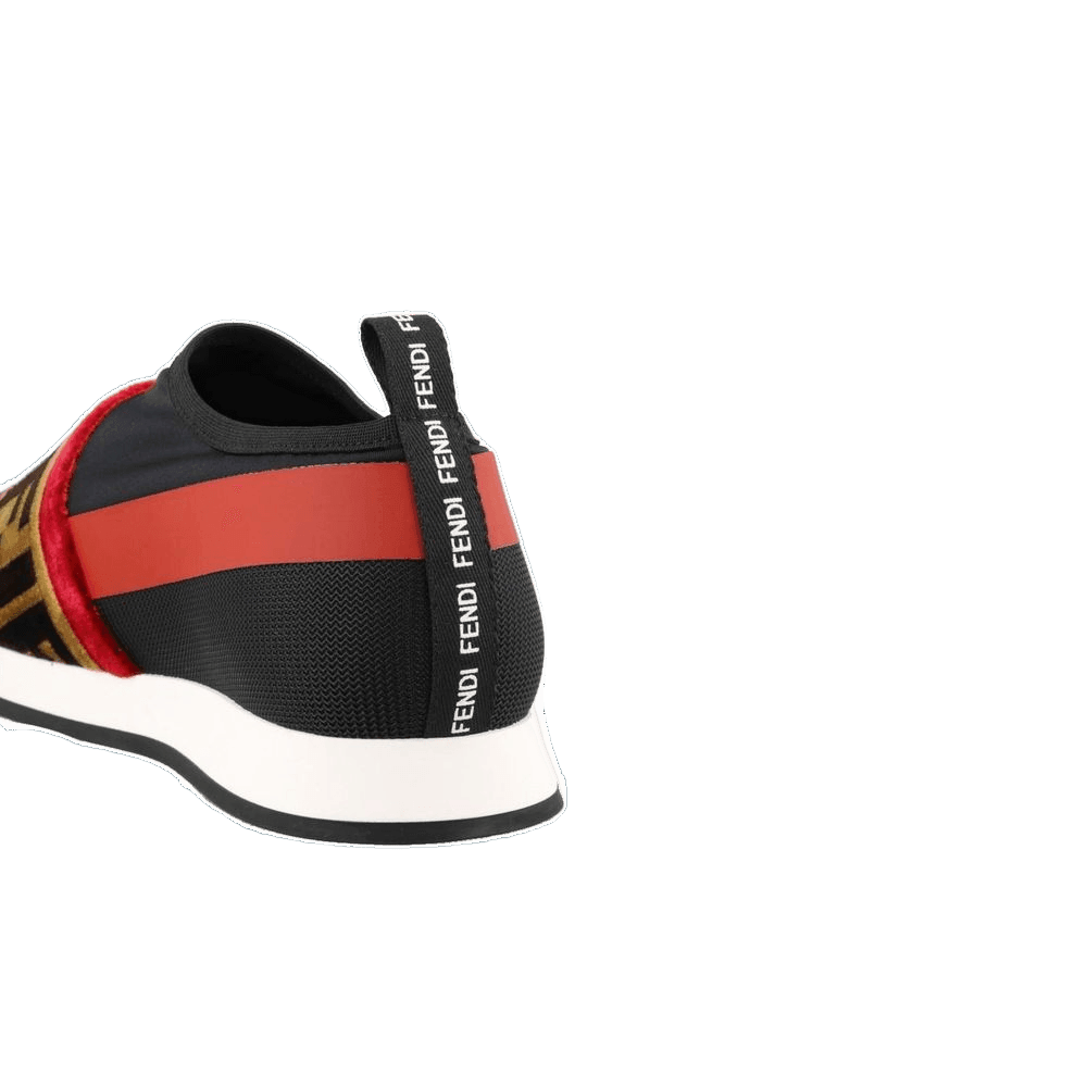 Fendi Black Fabric Sneakers Glam Steals