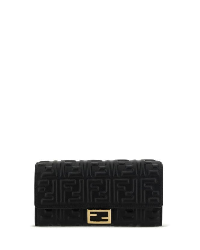 Fendi Black Lamb Ovis Aries Wallet Glam Steals