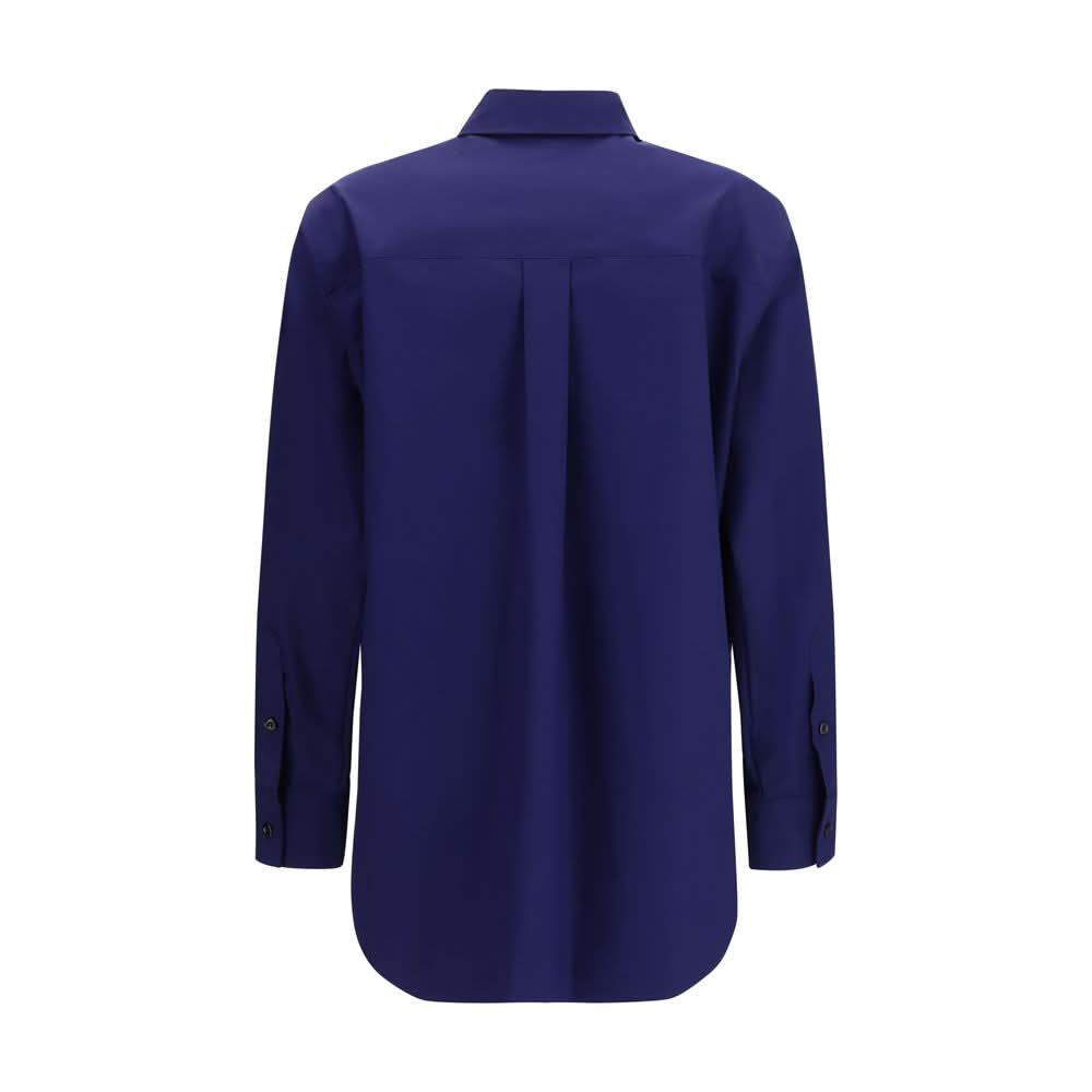 Fendi Blue Cotton Pattern Shirt Glam Steals