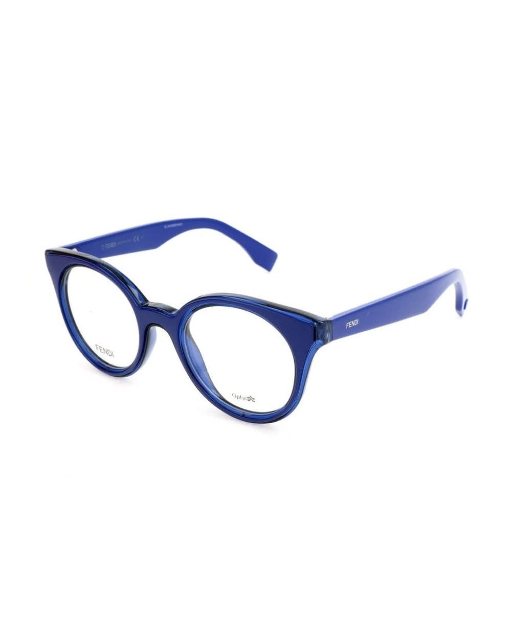 Fendi Blue Resin Optical Frames