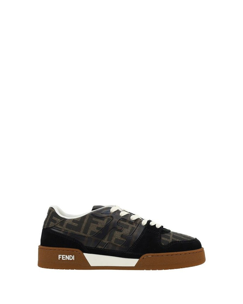 Fendi Brown Calf Leather Bos Taurus Sneakers Glam Steals