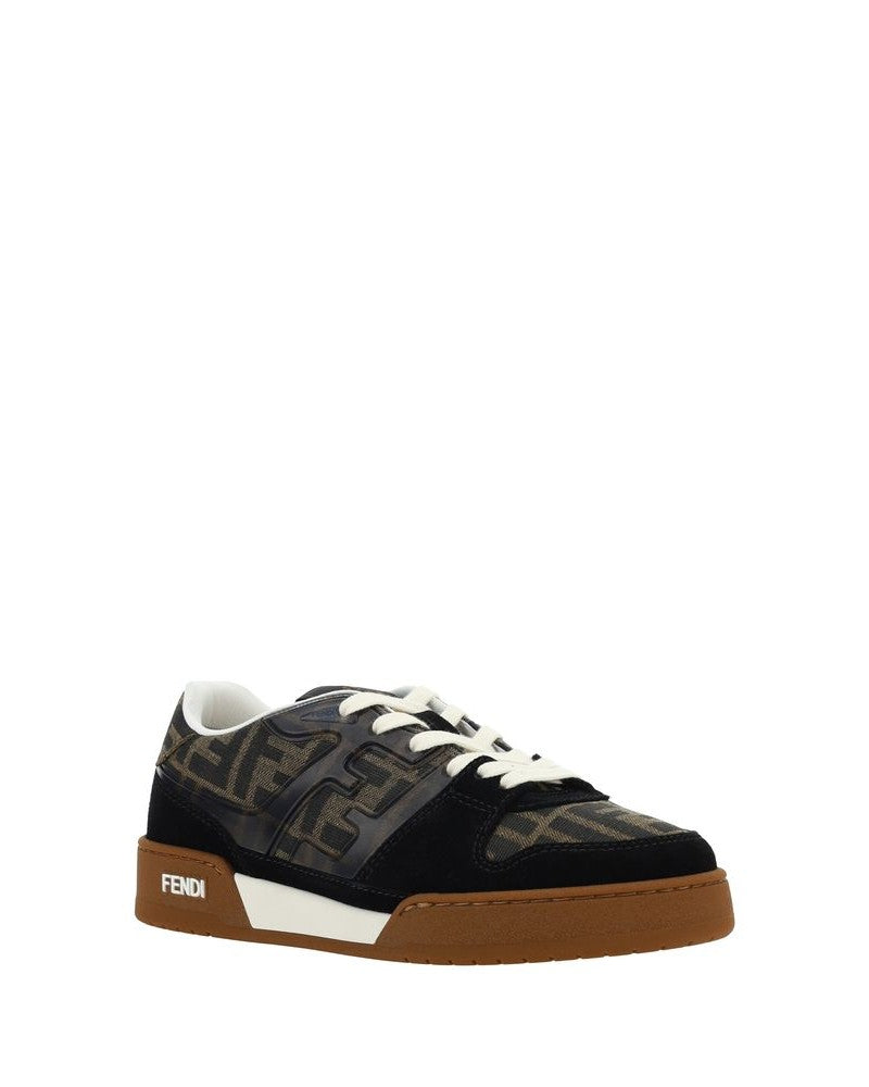 Fendi Brown Calf Leather Bos Taurus Sneakers Glam Steals