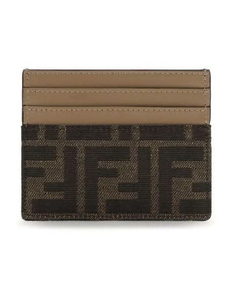 Fendi Brown Polyester Wallet Glam Steals