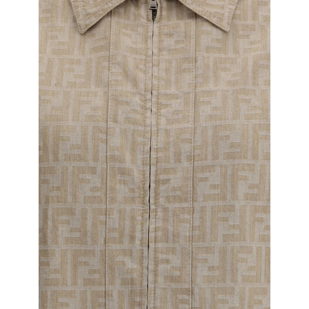 Fendi Chambray Cropped Jacket Glam Steals