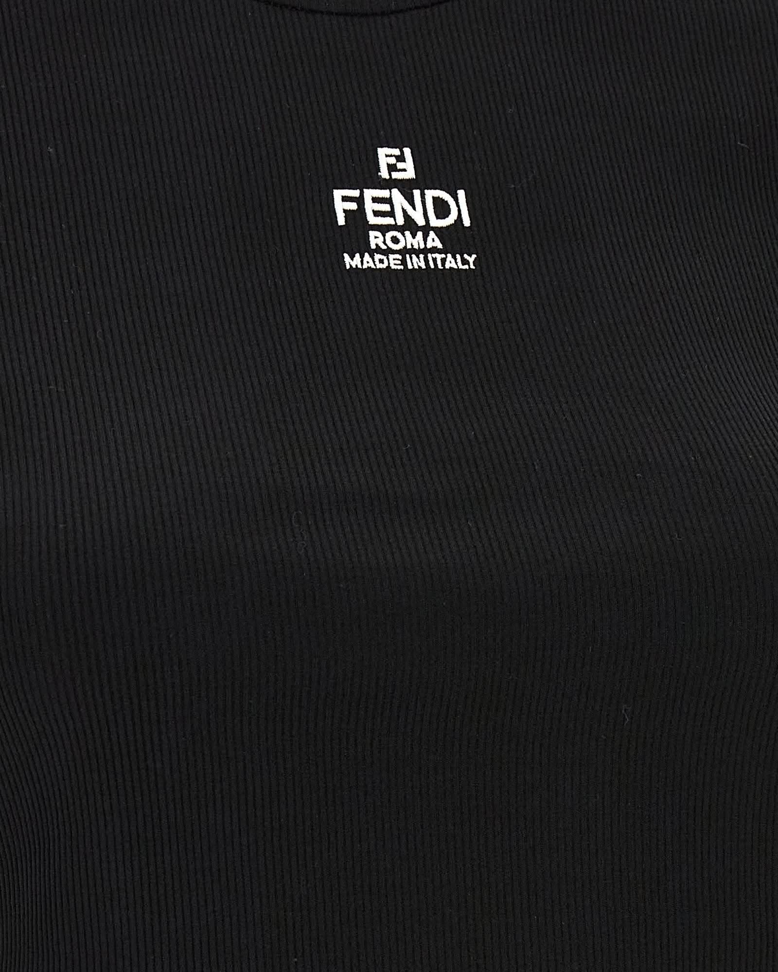 Fendi Cropped T-shirt Glam Steals